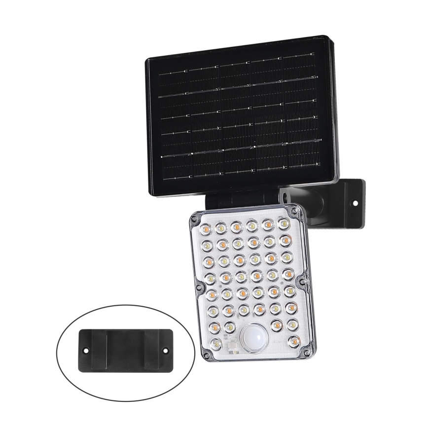Top Light - Lampă solară LED cu senzor 3 în 1 ZENITH LED/10W/3,7V 3000/4000/6500K IP54 2400 mAh