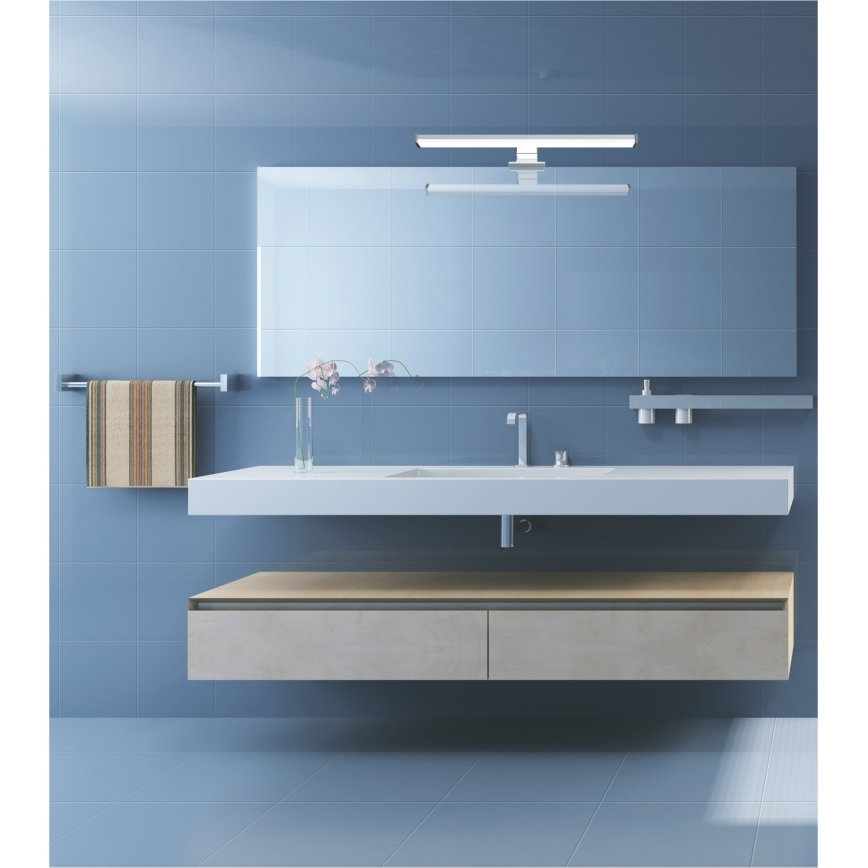 Top Light - Aplica LED pentru oglindă de baie TEXAS LED/8W/230V 3000/4000/6500K IP44 40 cm crom mat