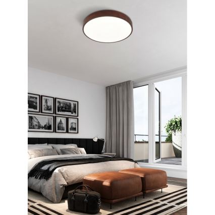 Top Light Metal 40CO RC-LED Plafonieră metalică reglabilă METAL LED/51W/230V maro + telecomandă
