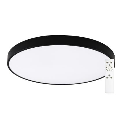 Top Light - Plafonieră LED dimabilă PETAL LED/60W/230V 3000–6500K Ø 59 cm neagră + telecomandă