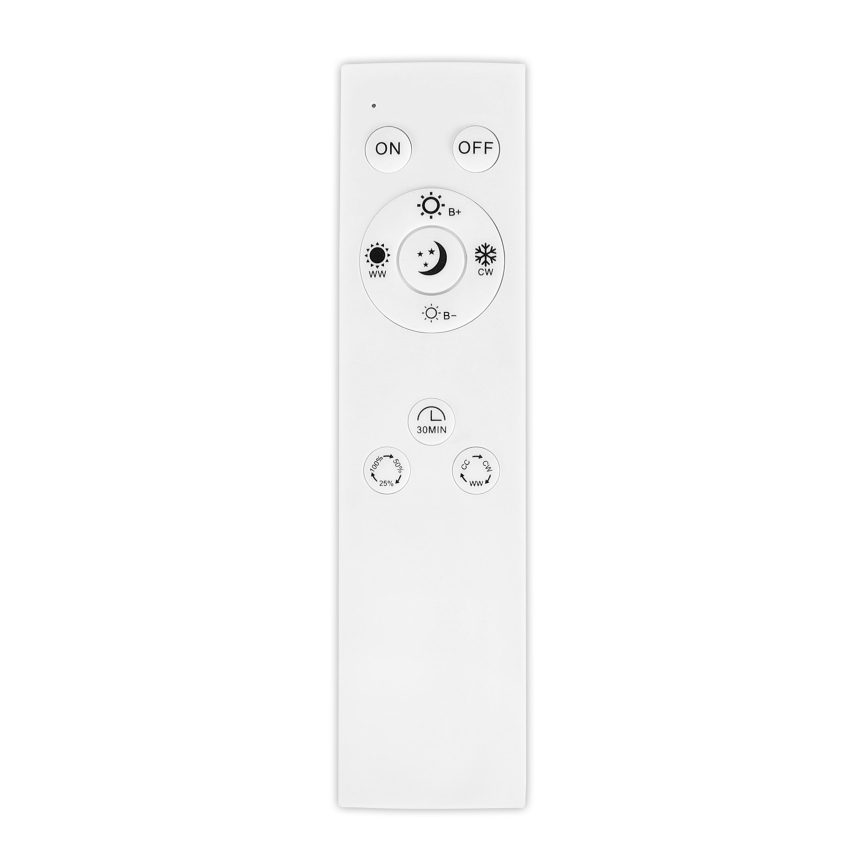 Top Light - Corp de iluminat LED dimabil pentru tavan, montaj aplicat sau suspendat OVAL LED/36W/230V 3000-6500K alb + telecomandă