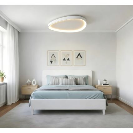 Top Light - Lampă LED de tavan reglabilă ECLIPSE LED/55W/230V 3000-6500K Ø 60 cm albă + telecomandă