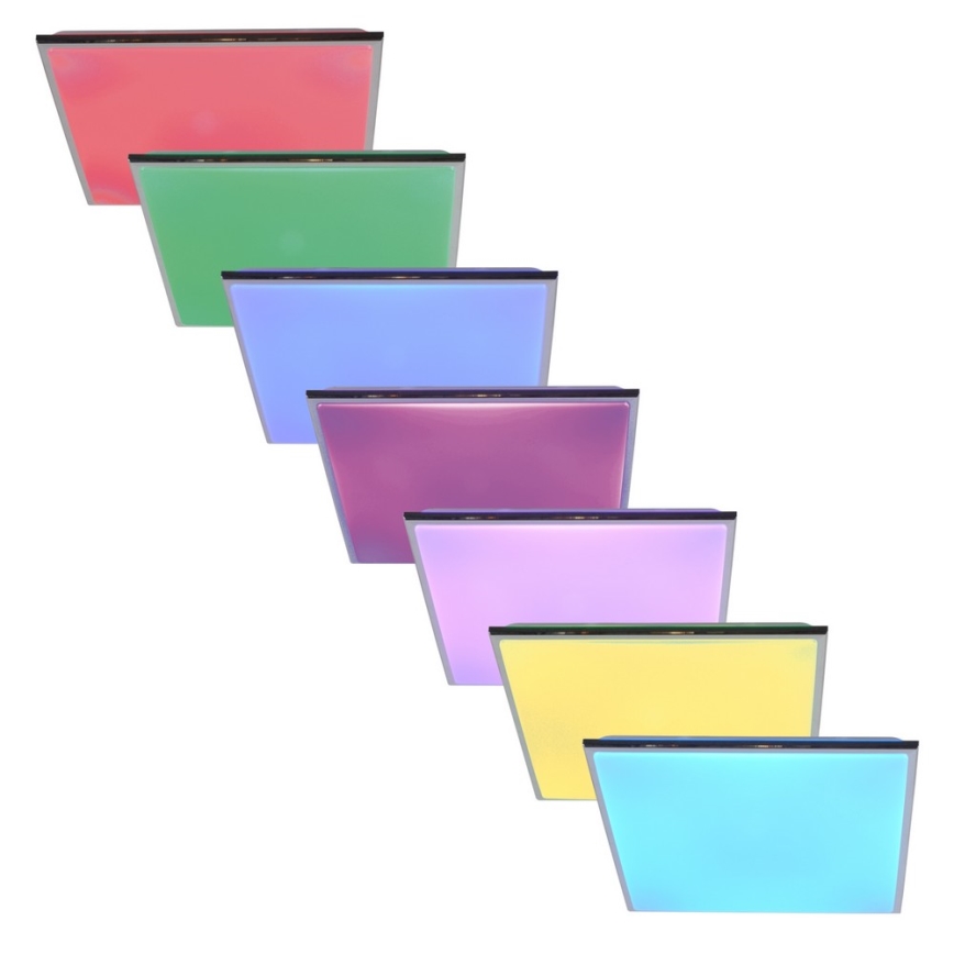 Top Light Silver H MAX SMART - Plafonieră LED RGB reglabilă SILVER LED/60W/230V Tuya + telecomandă