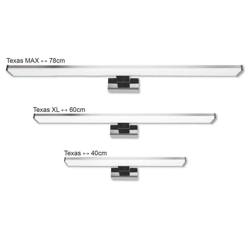 Top Light TEXAS XXL - Iluminat LED pentru baie, oglindă TEXAS LED/15W/230V IP44