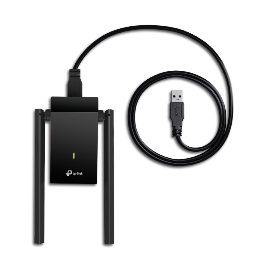 TP-Link - Adaptor USB Wi-Fi cu antene cu câștig ridicat