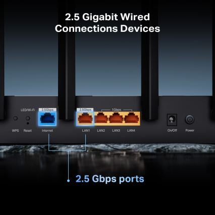TP-Link Archer BE400 - Router Wi-Fi 7 dual-band