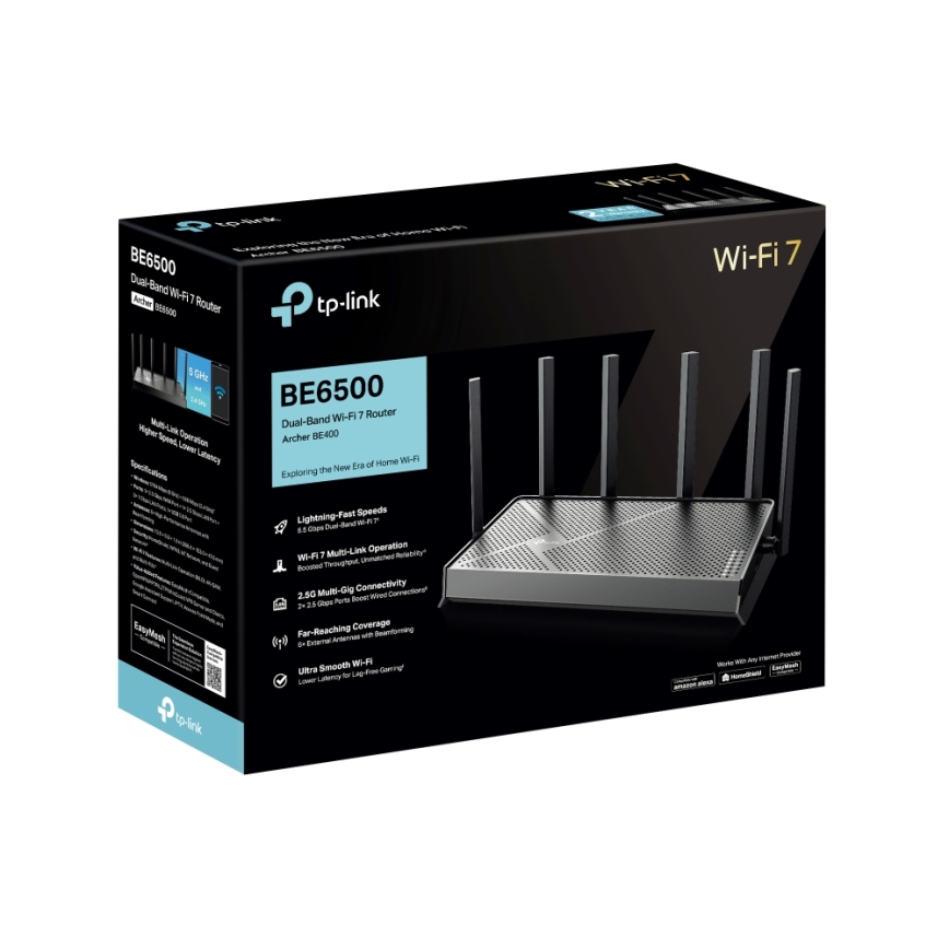 TP-Link Archer BE400 - Router Wi-Fi 7 dual-band