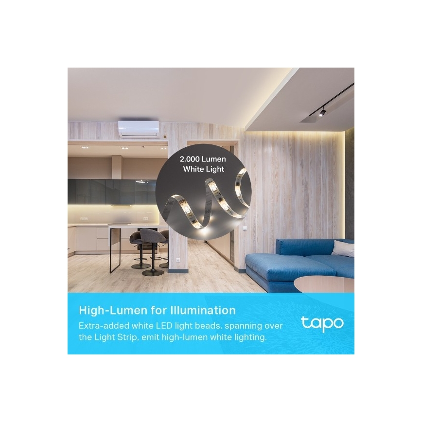 TP-Link - Bandă LED RGBW dimabilă 5 m LED/24W/230V Wi-Fi