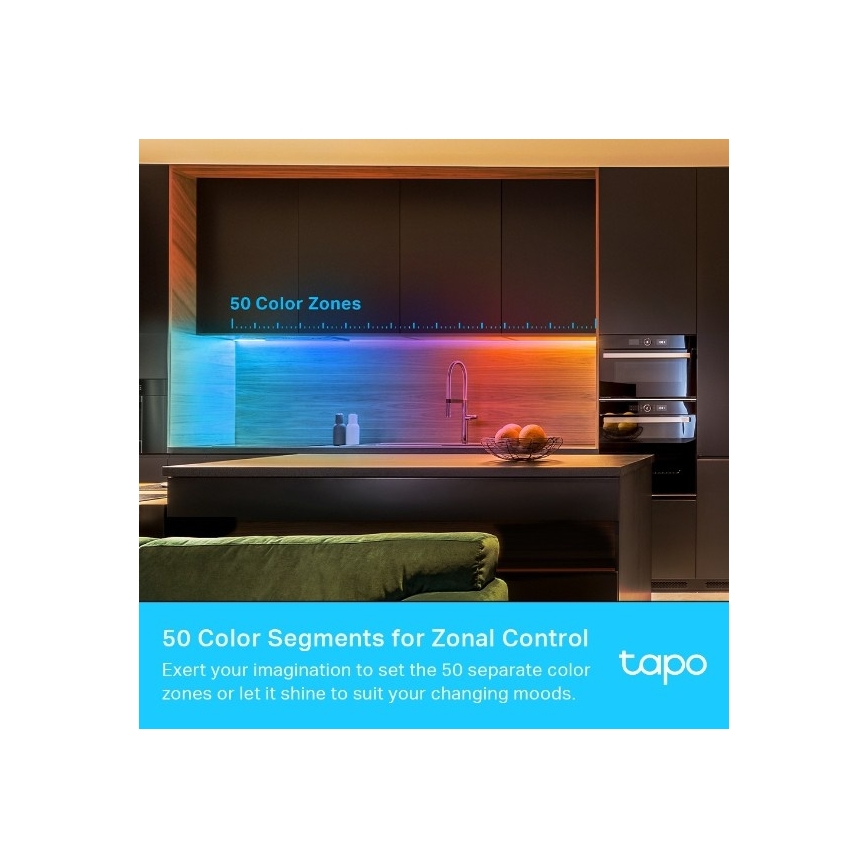 TP-Link - Bandă LED RGBW dimabilă 5 m LED/24W/230V Wi-Fi