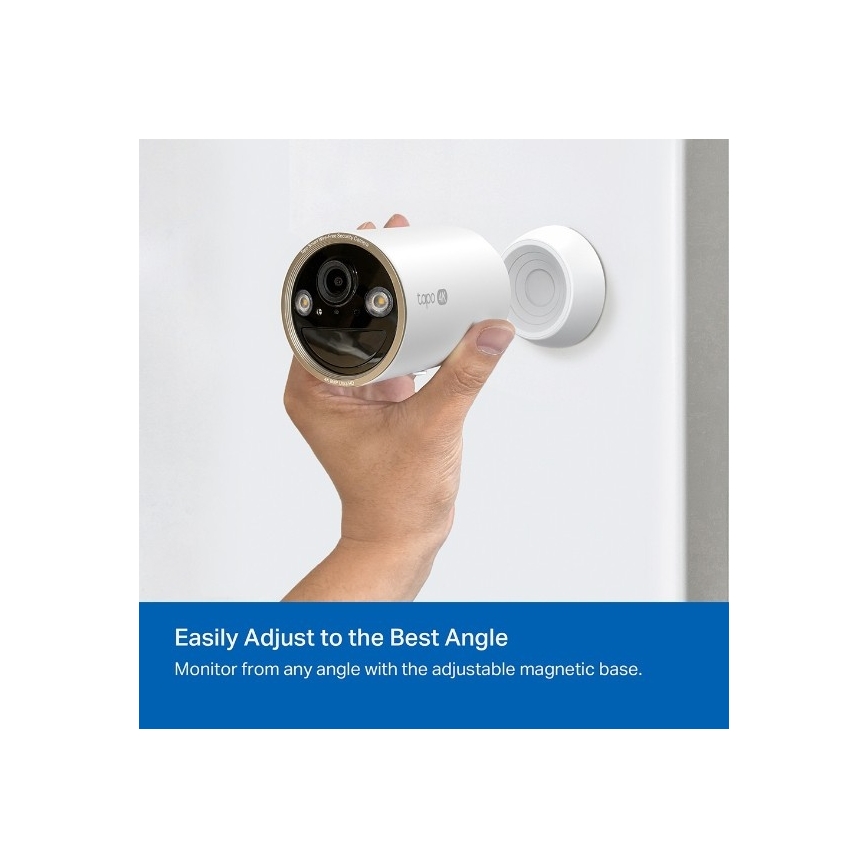 TP-Link - cameră de exterior, 10000 mAh, IP66, Wi-Fi