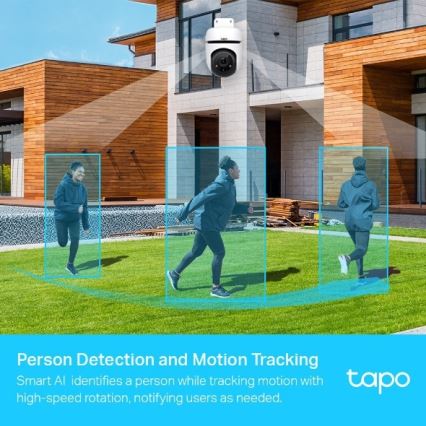 TP-Link - Cameră de exterior cu senzor IP65 Wi-Fi