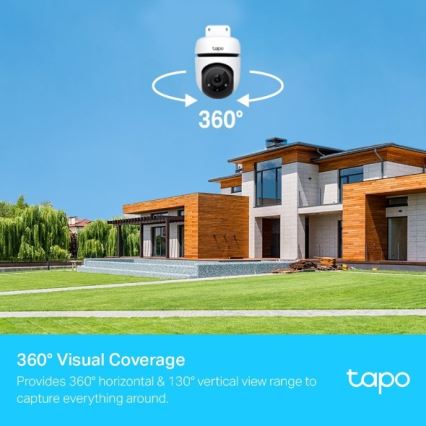 TP-Link - Cameră de exterior cu senzor IP65 Wi-Fi