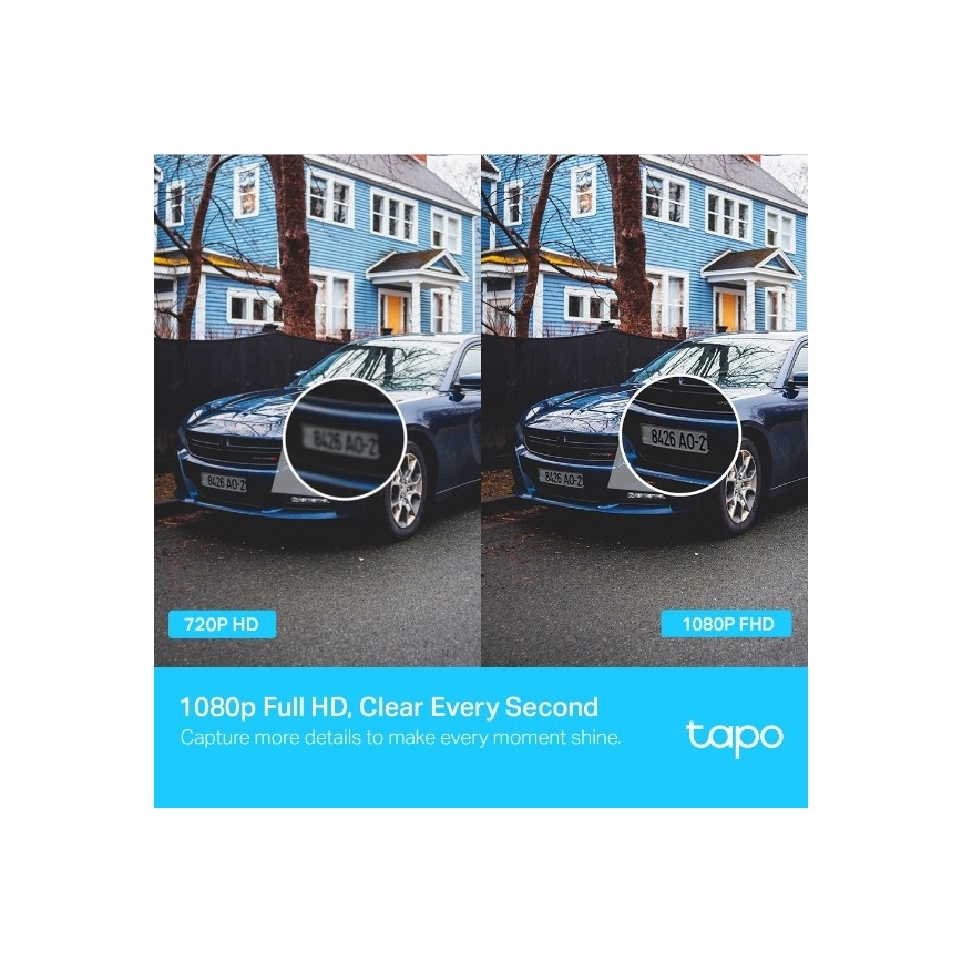 TP-Link - Cameră de exterior cu senzor IP65 Wi-Fi