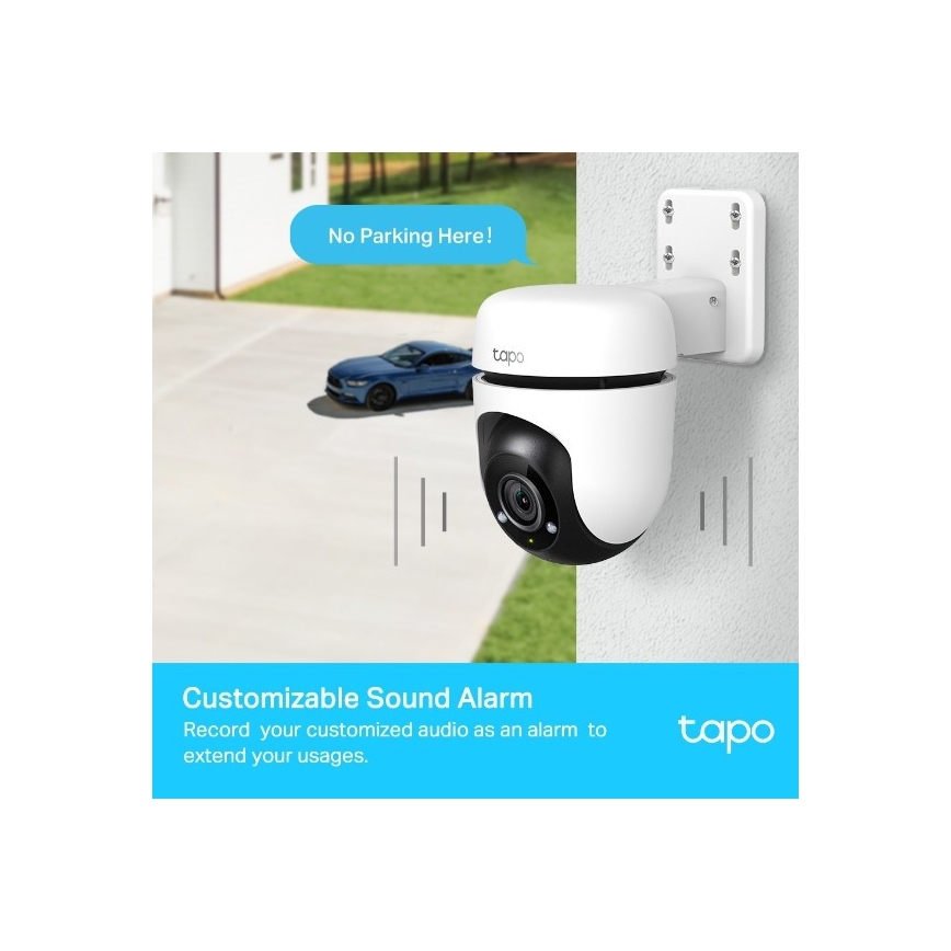 TP-Link - Cameră de exterior cu senzor IP65 Wi-Fi