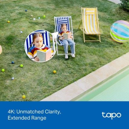 TP-Link - Cameră de exterior cu senzor IP66 Wi-Fi