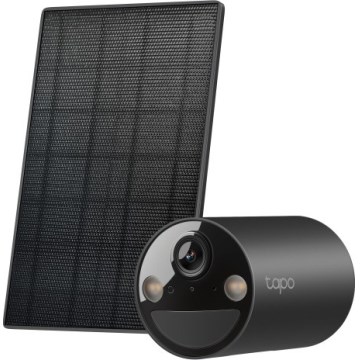 TP-Link - Cameră de supraveghere solară pentru exterior cu senzor, IP65, Wi-Fi