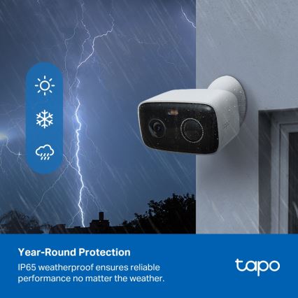 TP-Link - Cameră inteligentă de exterior IP65 5V Wi-Fi