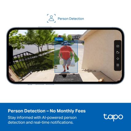 TP-Link - Cameră inteligentă de exterior IP65 5V Wi-Fi
