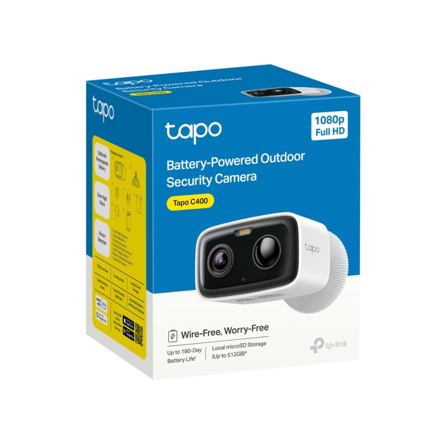 TP-Link - Cameră inteligentă de exterior IP65 5V Wi-Fi