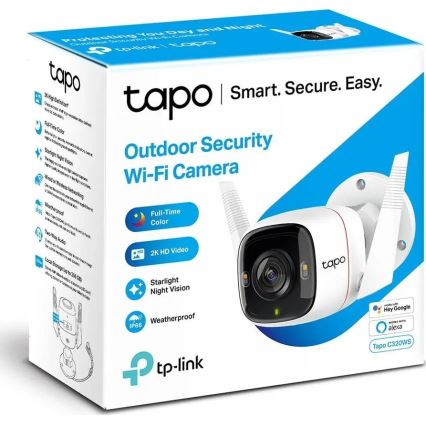 TP-Link - Cameră inteligentă de exterior cu senzor, IP66, Wi-Fi