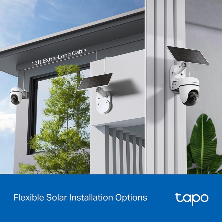 TP-Link - Cameră solară inteligentă 5V IP65 Wi-Fi