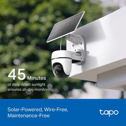 TP-Link - Cameră solară inteligentă 5V IP65 Wi-Fi