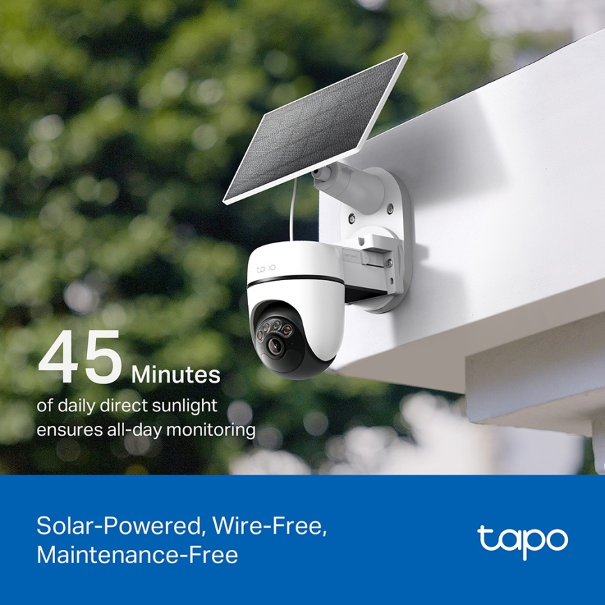 TP-Link - Cameră solară inteligentă 5V IP65 Wi-Fi