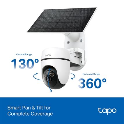 TP-Link - Cameră solară inteligentă 5V IP65 Wi-Fi