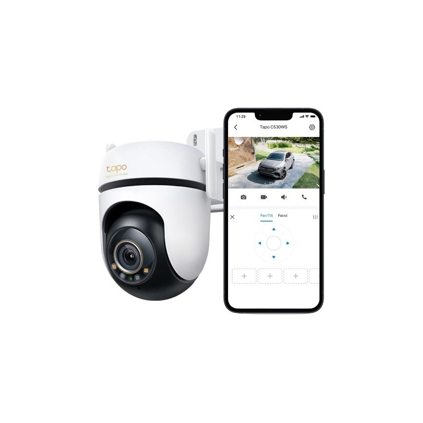 TP-Link - Cameră de supraveghere pentru exterior cu senzor, IP66, Wi-Fi