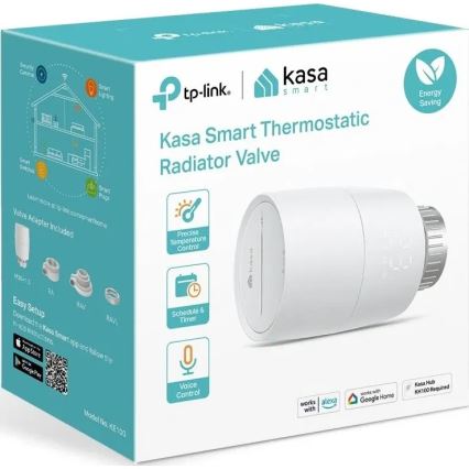 TP-Link - Cap termostatic inteligent cu ecran LCD 2xAA Tuya