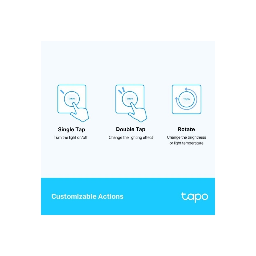 TP-Link - Dimmer tactil inteligent 1xCR2032