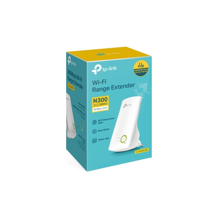 TP-Link - Extender Wi‑Fi N300 (Wi‑Fi 4, bandă unică)
