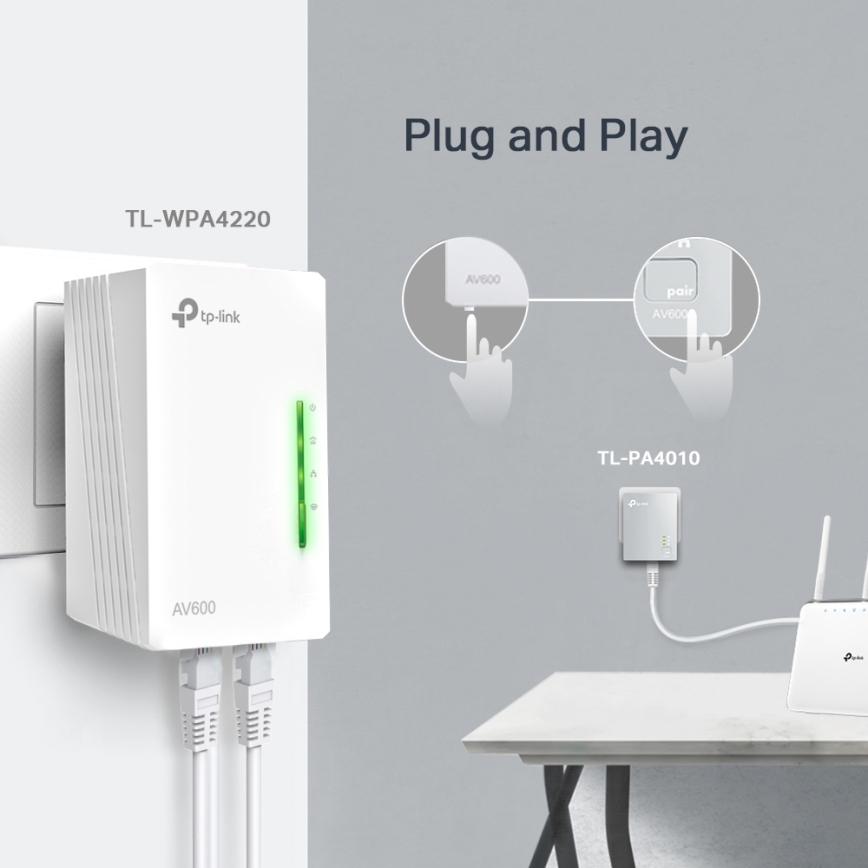 TP-Link - Kit Powerline Wi‑Fi de start