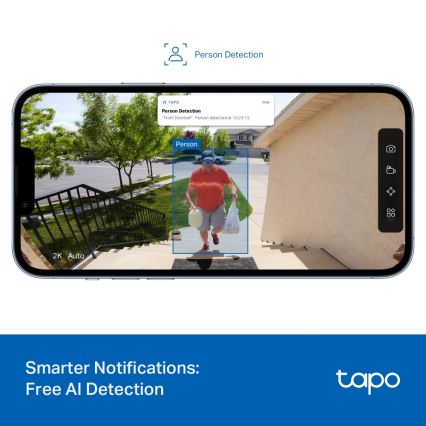 TP-Link - Mini sonerie video inteligentă Wi-Fi