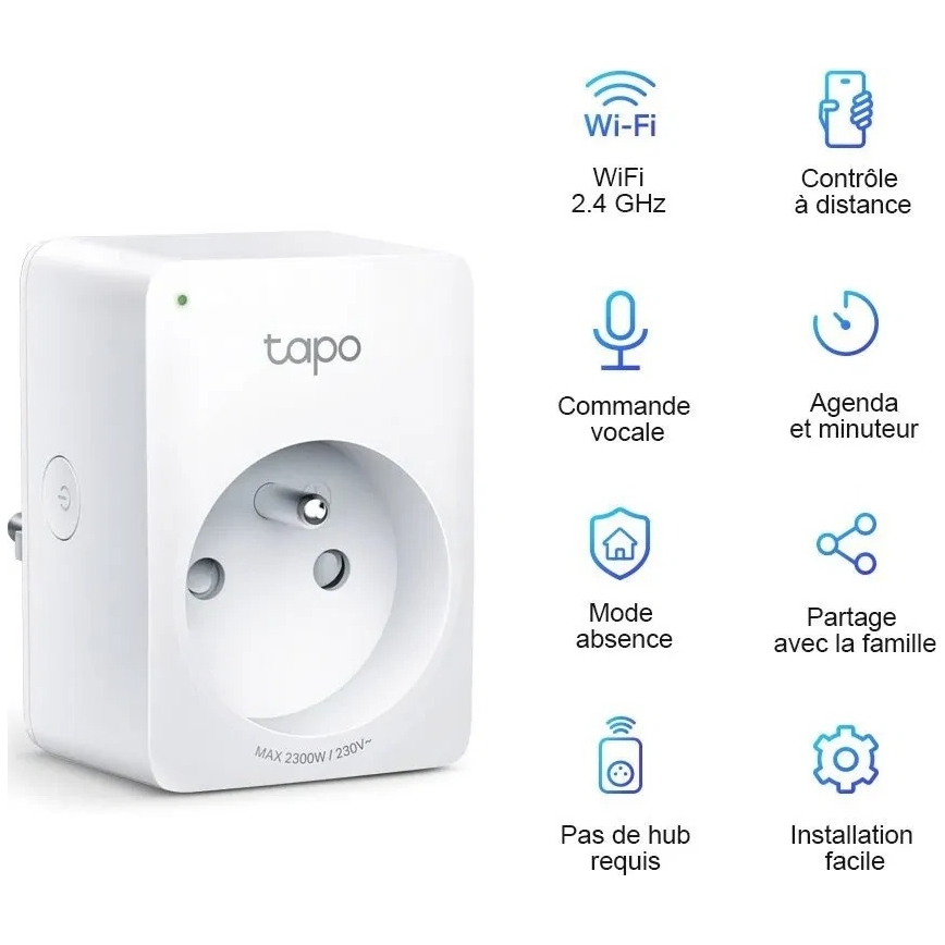 TP-Link - Priză inteligentă E 2300W Wi-Fi