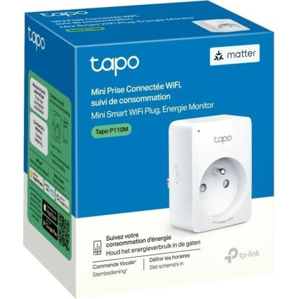 TP-Link - Priză inteligentă E MATTER 3680W Wi-Fi