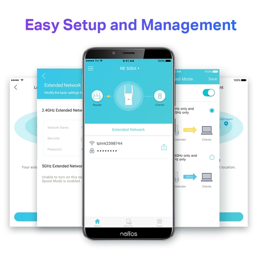 TP-Link RE505X Extensor Wi‑Fi 6 Dual-Band
