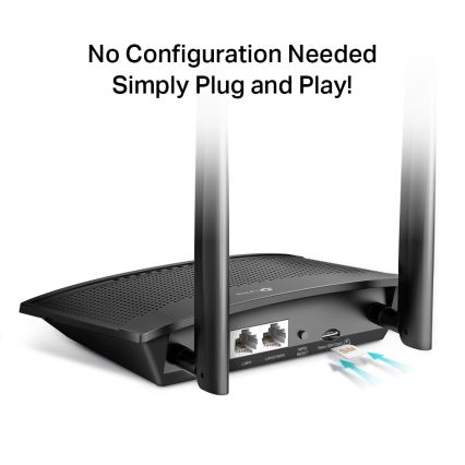 TP-Link - Router 4G LTE TL-MR100 Wireless N, 300 Mbps, Wi-Fi