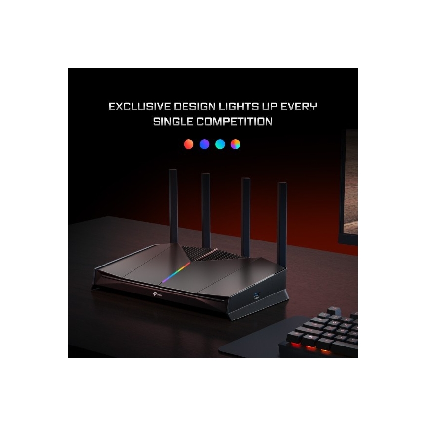 TP-Link - Router de gaming Wi‑Fi 7 dual-band Archer GE230