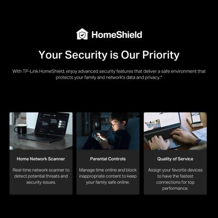 TP-Link - Router Wi‑Fi 7 cu două benzi