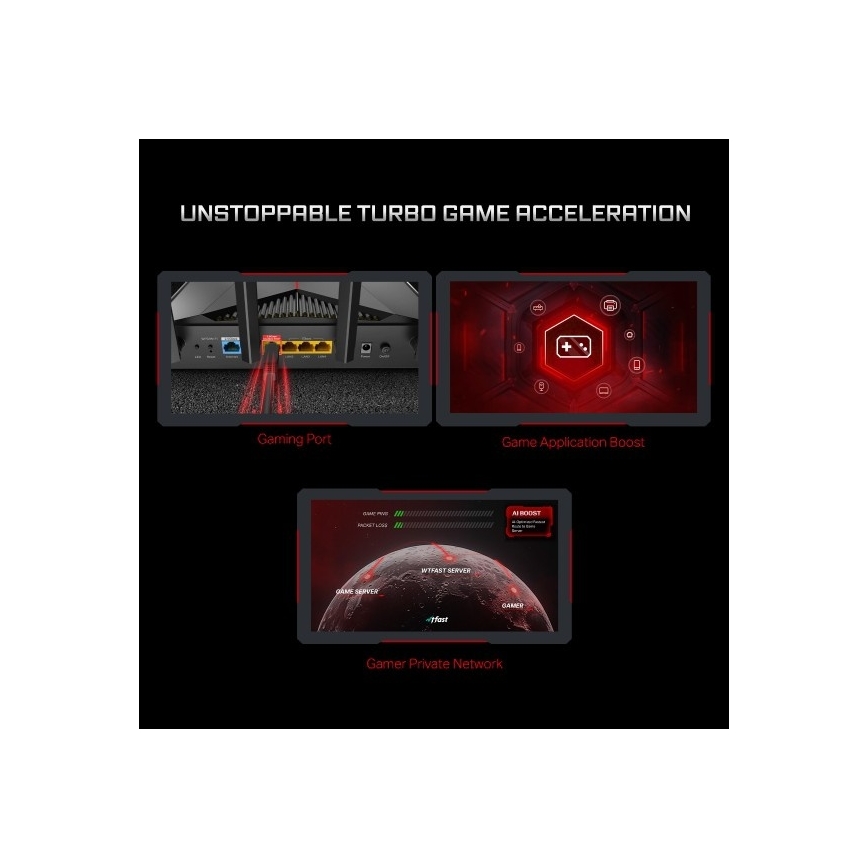 TP-Link - Router Wi‑Fi 7 dual-band pentru gaming