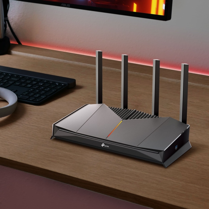TP-Link - Router Wi‑Fi 7 dual-band pentru gaming