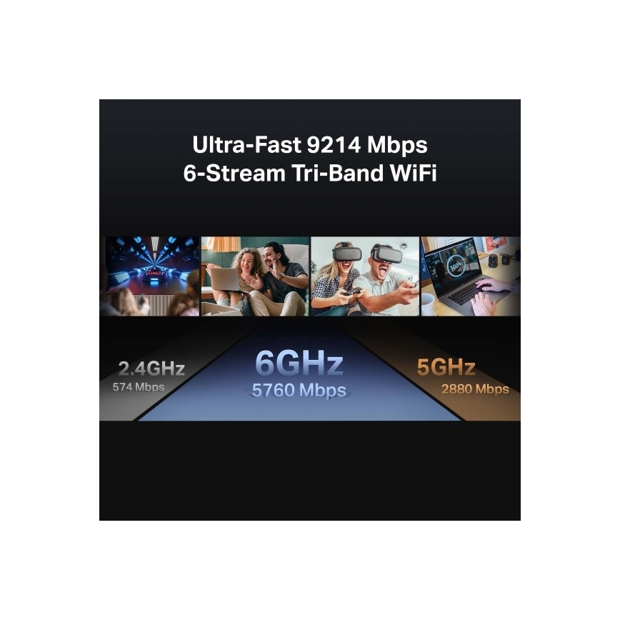 TP-Link - Router Wi‑Fi 7 tri-band