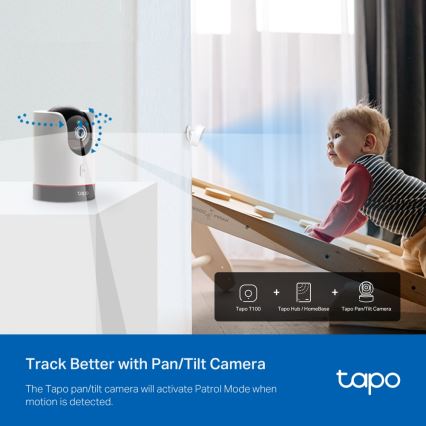 TP-Link - Senzor de mișcare inteligent, 1x CR2450, Wi-Fi