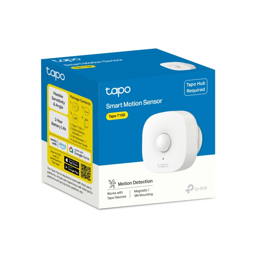 TP-Link - Senzor de mișcare inteligent, 1x CR2450, Wi-Fi