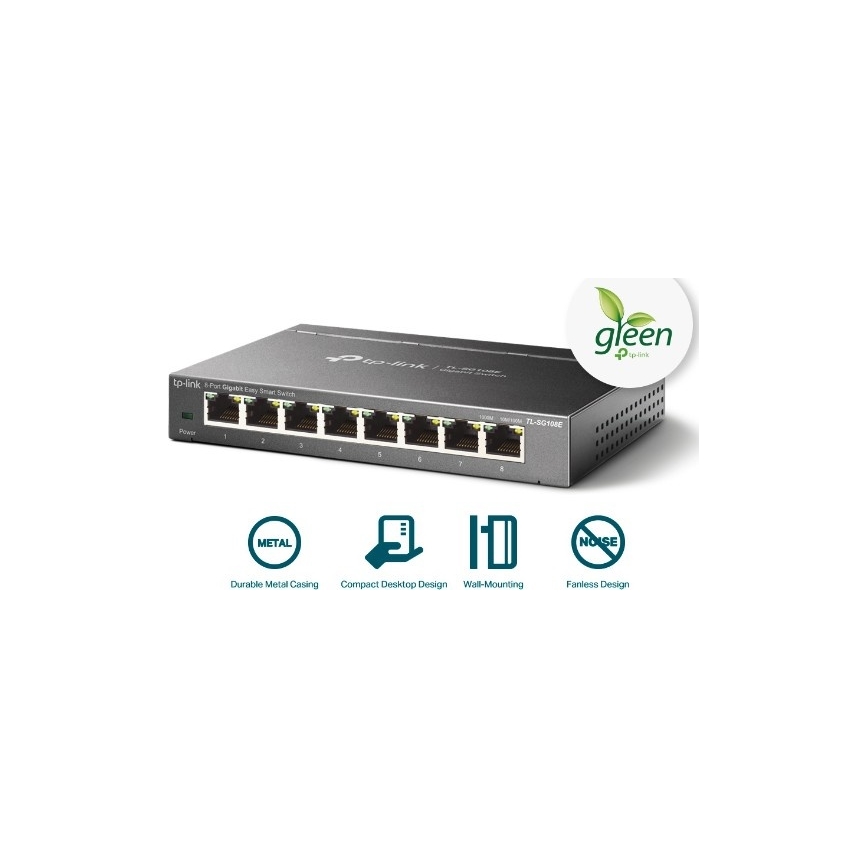 TP-Link - switch Easy Smart Gigabit cu 8 porturi