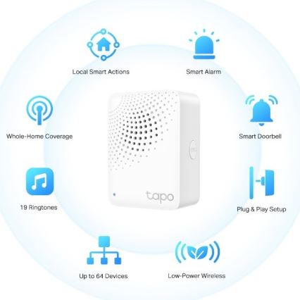TP-Link Tapo H100 - Hub inteligent MATTER Wi‑Fi