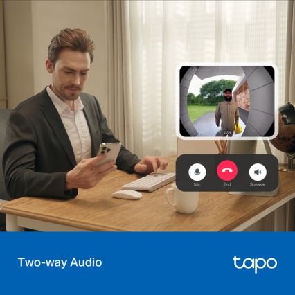 TP-Link - Tapo Sonerie video Mini