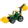 Tractor cu cupă, 65 cm, verde/galben