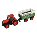 Tractor Zetor cu remorcă — telecomandă, funcționează cu 2 baterii AA